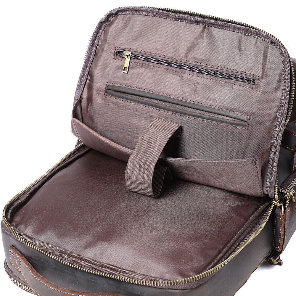 Leren Laptop Rugzak | LARVIK - Jan-hertogenbosch